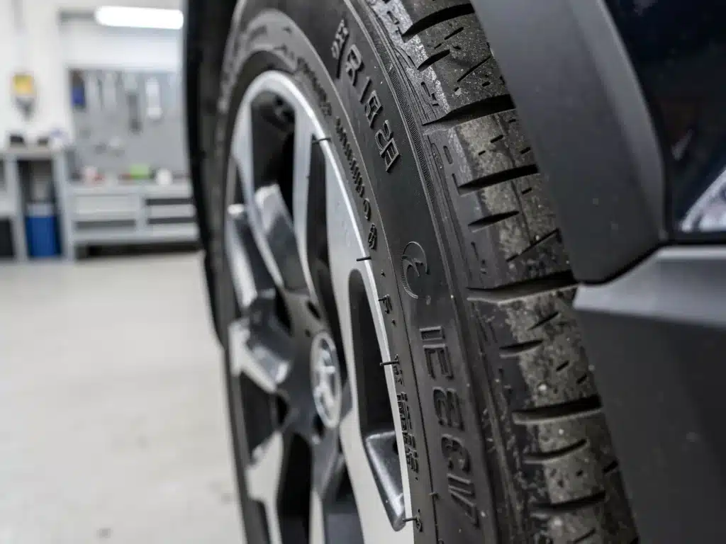 Revision Mercedes GLA en Madrid, Neumatico.