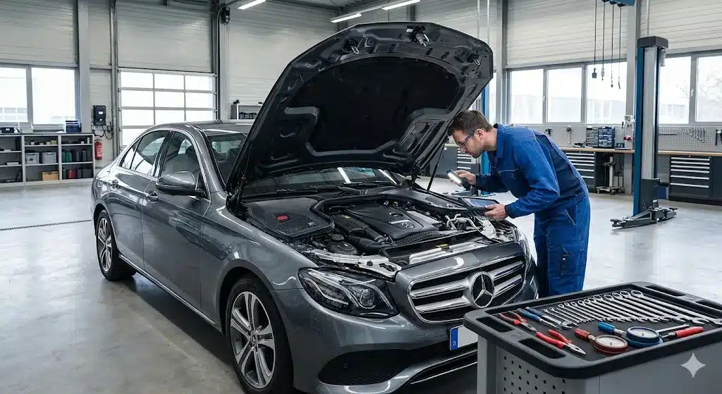 Revisión mercedes clase E en Madrid